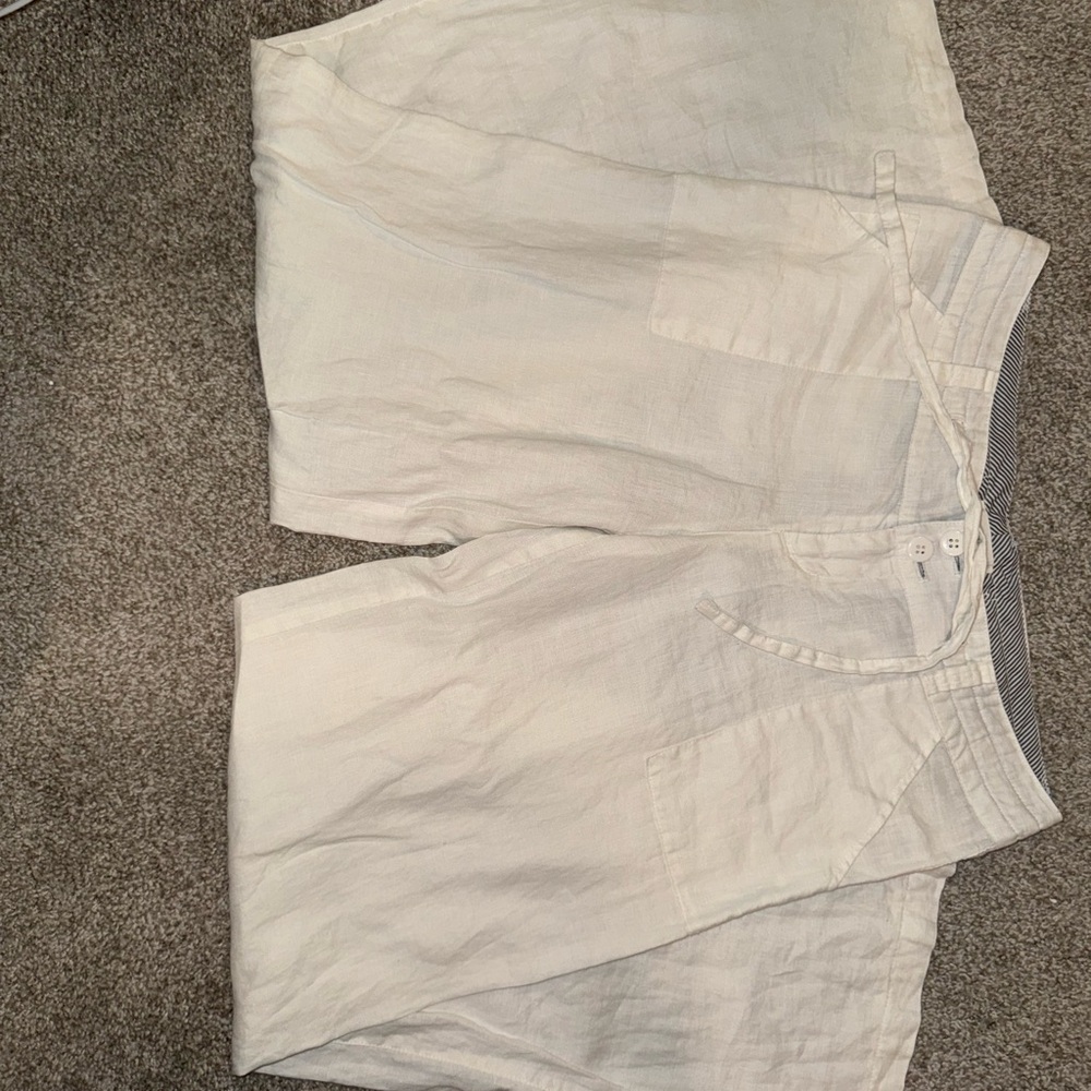 Love Tree Cream Straight Leg Pants